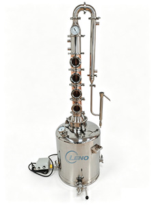 LENO Destilador de Alcohol para Licores, Micro Columna de Destilación, Alambique de Acero Inoxidable SS304, Olla de Cobre T2, 50L 100L 200L, para Destilación Casera de Alcohol - Product Image 5