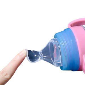 หัวช้อนซิลิโคนปากกว้างสำหรับป้อน<span class=keywords><strong>ข้าว</strong></span>ซีเรียลอุปกรณ์รับประทานอาหารสำหรับ<span class=keywords><strong>เด็ก</strong></span> - Product Image 6