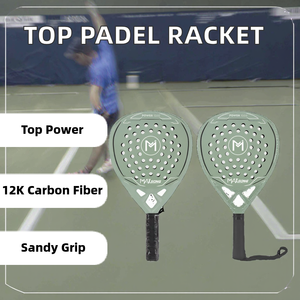 Raqueta de Pádel de Alto Rendimiento Más Vendida, 12K de Carbono, Forma de Diamante con Diseño de Pala con Efecto Arena, Red de Poliéster - Product Image 2