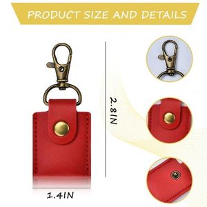 Mini Picture Frame Keyring Bag Charm PU Leather Photo Keychain <b>Memorial</b> <b>Gifts</b> for Birthday Anniversary Christmas - Product Image 4