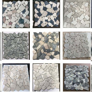 Combinazione di Piastrelle Rotonde Piccole Rosse Lucide di Lusso Retrò per Paraschizzi Cucina, Bancone Bar, Parete di Sfondo, Mosaico - Product Image 5