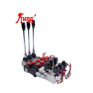 Válvula de control direccional hidráulica monobloque de alto rendimiento Válvulas de control electrohidráulico serie <span class=keywords><strong>P</strong></span> - Product Image 4