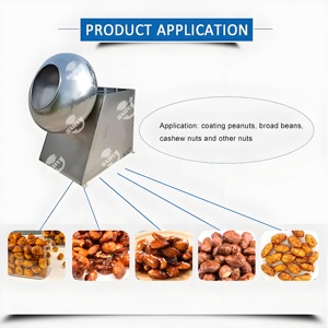<span class=keywords><strong>Machine</strong></span> commerciale électrique de fabrication et de polissage de boules d'amandes et de noix, <span class=keywords><strong>machine</strong></span> à enrober les cacahuètes de sucre pour la production de snacks à base de noix - Product Image 3