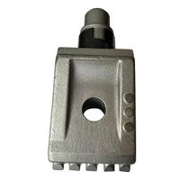 Dents de godet plates haute performance BFZ70, forgées en 42CrMo avec pointe en carbure de tungstène, compatibles avec Betek pour godets de forage