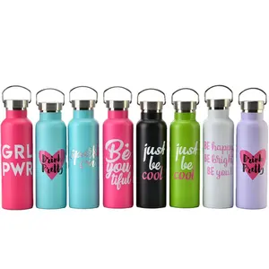 Stainless Steel Insulated Custom Logo Sport Water Bottle for Hot and Cold Water