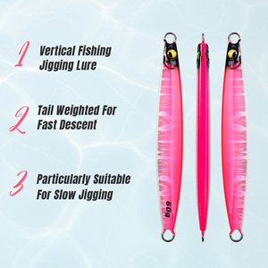 Leurre Jigging Pro Shore Jigging pour Carangue Slash Beat 60g 80g 100g Leurre Jig Métal Plomb Dur pour Pêche en Mer - Product Image 4