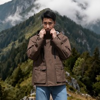 Veste de pluie imperméable pour homme Outdoor Ventures, veste hardshell pliable, idéale pour la randonnée, le golf et la course à pied