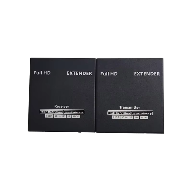 The FuI HD HDMI-compatible POE Network Extender Extends 1080p60Hz HDTV signal to 150m Compatible CAT5/5e/6 Hdtv Extender