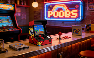 Fashion Mini <b>Arcade</b> <b>Game</b> <b>Machine</b> HD Color Screen Portable Retro Gaming Console Holiday Gift - Product Image 5