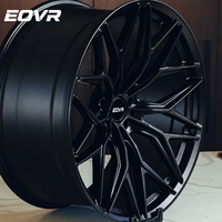 Ruedas Forjadas Personalizadas EVOR de 18, 19, 20, 21 y 22 Pulgadas, 5x114.3, 5x120, 5x112, Monobloque, Negro Brillante, para Audi RS Q5 Q8 BMW I8 M3 M5