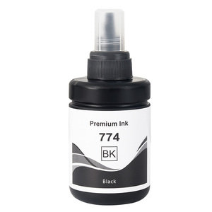 T7741 7741 T774 <span class=keywords><strong>774</strong></span> <span class=keywords><strong>Tinta</strong></span> de Pigmento DGT Negra Compatible Premium a Base de Agua para Recarga de Botellas para Impresora <span class=keywords><strong>Epson</strong></span> L605 - Product Image 1