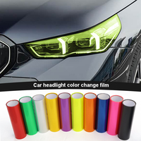Película de Vinilo Camaleón para Faros Delanteros y Traseros de Automóviles de Lujo, Color Negro Mate Púrpura, 15*0.3M, con Garantía de 2 Años
