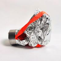 Masque anti-fumée à gaz monté sur la tête auto-sauvetage Système de protection contre l'incendie Capot anti-fumée Filtre anti-incendie Masque de sécurité