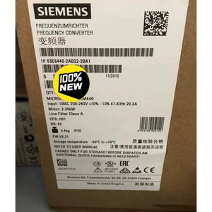 MICROMASTER 440 6SE6440-2AB22-2BA1, 2.2kW, 200-240V, 1AC, PLC - Product Image 1