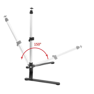 Soporte DE MESA DE ALUMINIO ajustable plateado <span class=keywords><strong>Mini</strong></span> monópode de fotografía Soporte de teléfono Trípode Monópode ajustable - Product Image 3