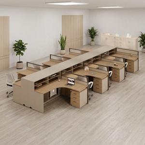 <span class=keywords><strong>Escritorio</strong></span> de Oficina <span class=keywords><strong>para</strong></span> 1-8 <span class=keywords><strong>Personas</strong></span>, Moderno, <span class=keywords><strong>en</strong></span> Forma de <span class=keywords><strong>L</strong></span>, con División de Cubículos, <span class=keywords><strong>Escritorio</strong></span> Doble, Combinable, Ecológico, <span class=keywords><strong>para</strong></span> Edificios de Oficinas - Product Image 2