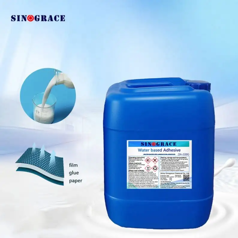 BOPP Tape Glue/adesivo acrílico/cola à base de água/laminação