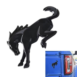 Calcomanías de personalidad a prueba de arañazos para coche Ford <span class=keywords><strong>Bronco</strong></span> Horse, accesorios creativos de protección solar, oclusión, 2 uds. - Product Image 1