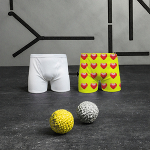 Men's Breathable <b>Custom</b> Color Seamless Eco-Friendly Woven <b>Boxer</b> Briefs Heat-Transfer Waist Valentine's Day Print Patterns - Product Image 3