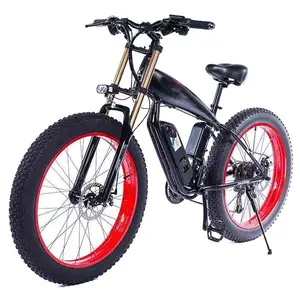 스포츠 전기 자전거 1000W 전자 자전거 지방 타이어 자전거 산악 스노우 자전거 48V 12.8Ah /17Ah 리튬 배터리 전기 자전거
