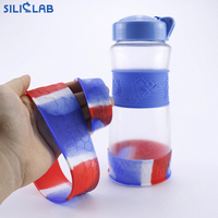 Trois tailles en un ensemble d'anneaux de Protection en Silicone accessoires pour fumeurs articles fragiles en verre outil de protection