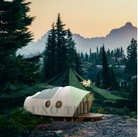 Luxo-tienda de campaña de lona Glamping para <span class=keywords><strong>hotel</strong></span>, complejo turístico al aire libre, experiencia de acampada de lujo con diseño especial a la venta - Product Image 3