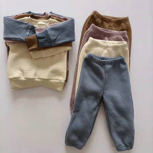 Ensemble de survêtement polaire pour bébés et jeunes enfants : sweat à capuche et pantalon de sport pour garçons - Product Image 4
