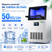 Machine à glaçons professionnelle WICE pour entreprises, machine à glaçons en cubes, machine à glaçons commerciale, Maquina De Fazer Gelo, Buz Makinesi