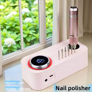Taladro Eléctrico para <span class=keywords><strong>Uñas</strong></span> de 40000 RPM y 4000 mAh, Recargable, Portátil, para Uso Doméstico, Removedor de Esmalte de <span class=keywords><strong>Uñas</strong></span>, Eliminador de Piel Muerta para Salón de <span class=keywords><strong>Uñas</strong></span> - Product Image 5