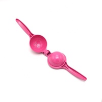 Presse-fruits manuel en aluminium de couleur rose, presse-citron, Orange et agrumes, avec Logo personnalisé, de haute qualité, ml