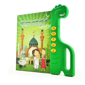 Kinderen Geluid Boek Drukknop Engels Arabisch Leren E-Boeken Voor Peuters Kinderen