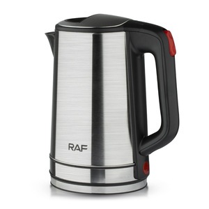 RAF Stainless Steel Big Capacity 2.3Liter <b>Cheap</b> Price With 360 Degree Base Hotel Electric Kettle Rapid Boiling Bpa Free Interior - Product Image 4
