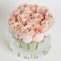 Boîte à fleurs en acrylique de haute qualité, personnalisée, 25 trous, pour la conservation des roses, pour la fête des mères, la Saint-Valentin, un cadeau de mariage