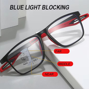 <span class=keywords><strong>Gafas</strong></span> de Lectura Fotocromáticas Progresivas con Protección Anti Luz Azul, Venta al Por Mayor, OEM, Montura TR Personalizada, para Hombre y Mujer, Bisagras de Resorte, Certificación CE, de Fábrica - Product Image 1