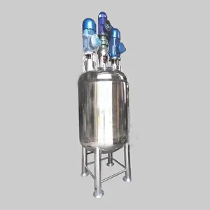 Stoomwarmte Geroerde Tank Batch Reactor Met Mantel En Geroerd 300 500 1000 4000 5000 10000 L