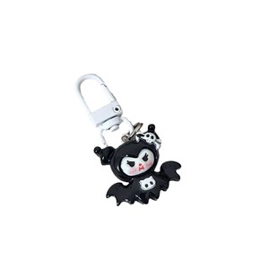 Decoración de Halloween regalo lindo juguete para niños llavero coche llavero fantasma hoz dibujos animados estatuilla llavero - Product Image 5