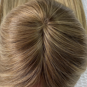 Topper per diradare i capelli leggeri traspiranti dall'aspetto naturale aggiungere spessore e volume extension per capelli umani - Product Image 6