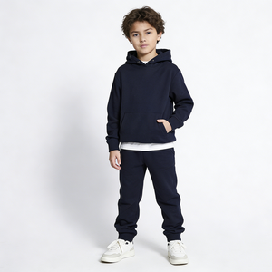 Ensembles de vêtements pour enfants Hongbo, vente en gros, sweats à capuche décontractés pour enfants, costumes de créateurs, sweats à capuche pour adolescents, garçons et filles de <span class=keywords><strong>12</strong></span> ans - Product Image 4