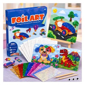 Lot de cartes à peindre en EVA scintillantes pour projets créatifs de mode princesse, jouet de voyage fait main pour jeunes filles - Product Image 5