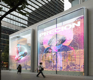 Haute luminosité ultra-mince P2 P4 P6 P8 P10 panneaux d'affichage à LED adhésifs en verre Film de maille affichage de Film LED transparent - Product Image 5