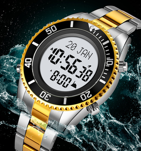 Montre boussole Direction prière Skmei 2141 AZAN montre Qibla temps Athan montre numérique islamique hommes montre - Product Image 4