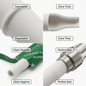 Vente en gros usine : Embouts buccaux jetables en plastique pour chicha, 100 pièces, Accessoires pour narguilé - Product Image 4