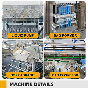 Machine d'emballage automatique multi-voies pour sachets de sauce salade, <span class=keywords><strong>mayonnaise</strong></span>, lait concentré et boîtes en carton - Product Image 4