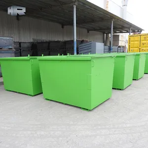 Steel Dumpster Front Load Bins Management Waste Recycling