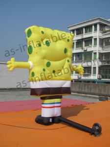 Nuevo estilo personalizado de dibujos animados Bob Esponja modelo inflable, Linda mascota de dibujos animados servicio personalizado disfraces de dibujos animados inflables - Product Image 3