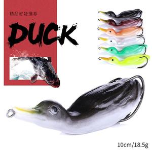 เหยื่อปลอมซิลิโคนรูปเป็ดน้อย Thunder Frog Blackfish ขนาด 10.5 ซม./18.5 กรัม พร้อมตะขอ - Product Image 3