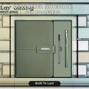 ชุดเครื่องเขียน Imaiwill รุ่น A5 สมุดปกหนังพร้อมปากกา สำหรับของขวัญส่วนตัว ธุรกิจ ของแจกในงานแสดงสินค้า - Product Image 2