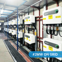 Prix de gros Système solaire Fox complet sur réseau 100kW avec onduleur 50kW 40kW 30kW relié au réseau sans exportation