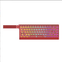 Clavier de jeu filaire MARS Mer68 Max, précision 0,001 ms RT, polling 8 kHz, axe magnétique Starlight, disposition 68 touches