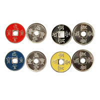 Classique Magic Coin Shell Trick Professionnel Old Coin Sleeve Magic Prop Jouet Pour Magicien